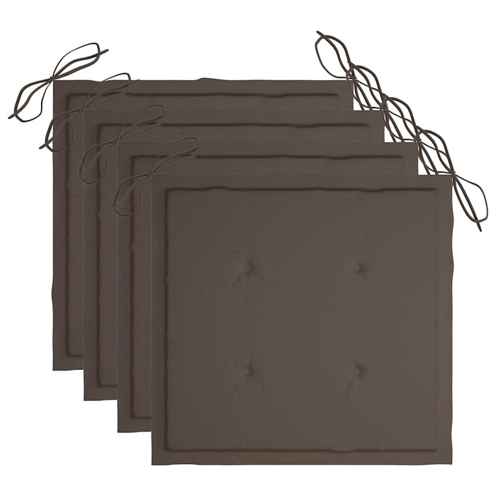 Set mobilier de exterior pliabil, cu perne, 5 piese, bambus - WALTI WALTI