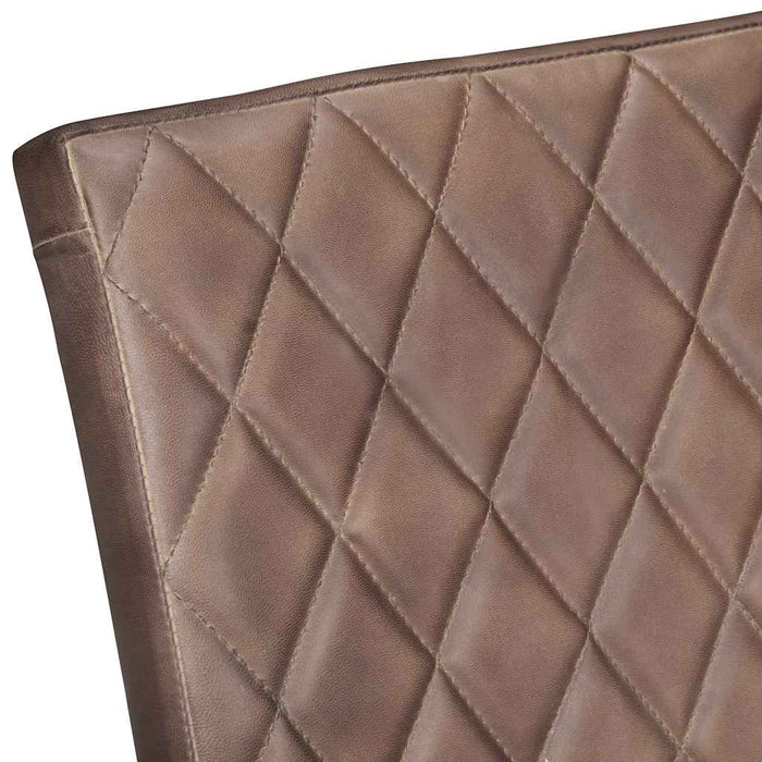 Scaune de bucătărie tip consolă, 6 buc., maro, piele naturală WALTI
