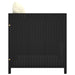 Set mobilier de grădină cu perne, 5 piese, negru, poliratan - WALTI WALTI