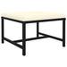 Set mobilier de grădină cu perne, 8 piese, negru, poliratan - WALTI WALTI