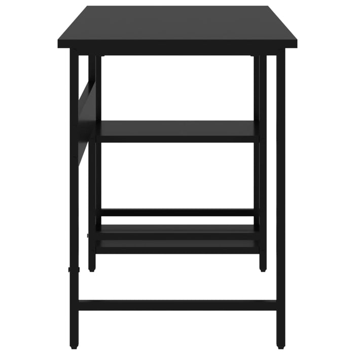 Birou de calculator, negru, 105x55x72 cm, MDF și metal - WALTI WALTI