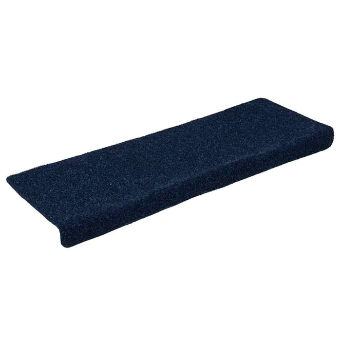 Covorașe autoadezive pentru scări, 15 buc., 65x21x4 cm, margini dreptunghiulare, bleumarin WALTI