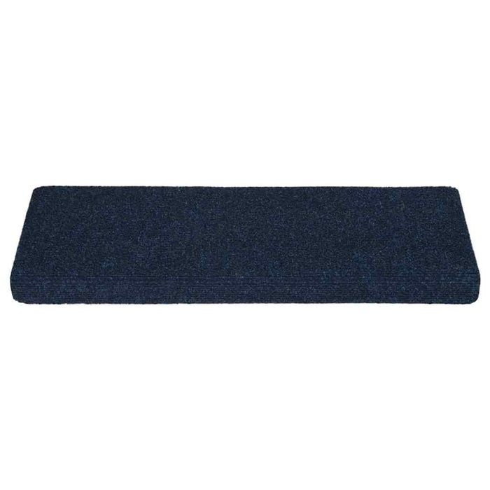 Covorașe autoadezive pentru scări, 15 buc., 65x21x4 cm, margini dreptunghiulare, bleumarin WALTI