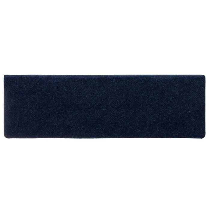 Covorașe autoadezive pentru scări, 15 buc., 65x21x4 cm, margini dreptunghiulare, bleumarin WALTI