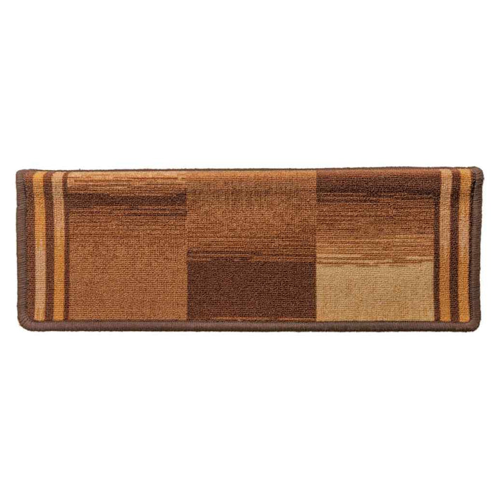 Covorașe scări, autoadezive, 15 buc., maro, 65x21x4 cm - WALTI WALTI