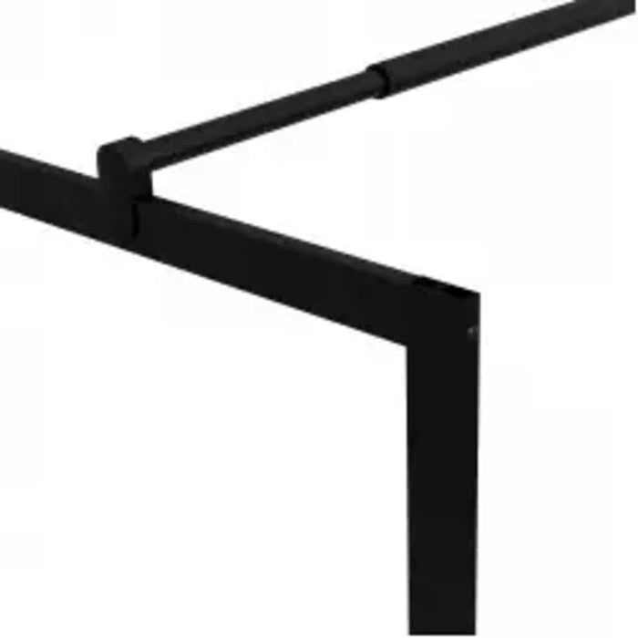 Paravan de duș walk-in, negru, 90x195 cm, sticlă securizată - WALTI WALTI