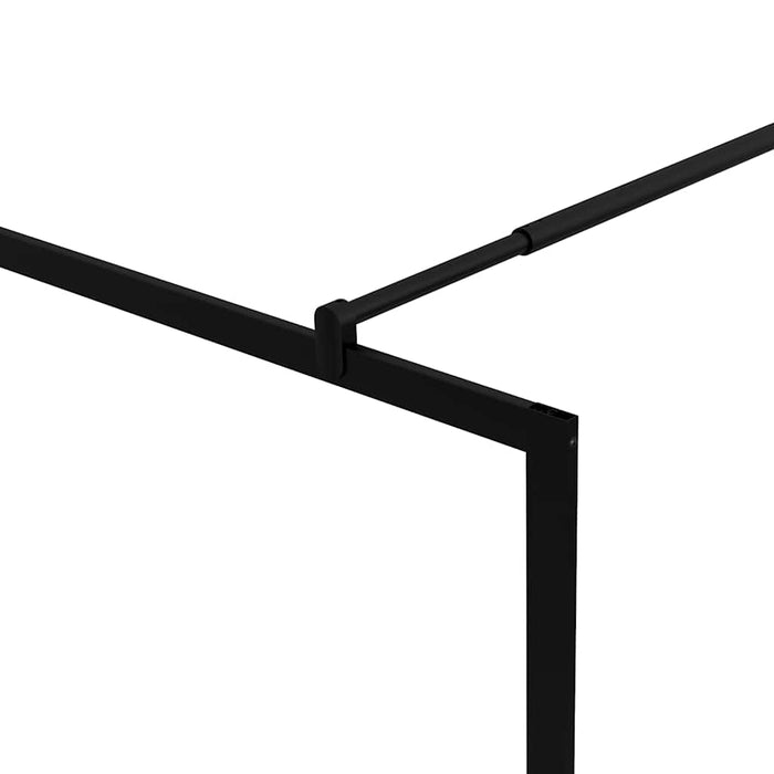 Paravan de duș walk-in, negru, 100x195 cm, sticlă securizată - WALTI WALTI