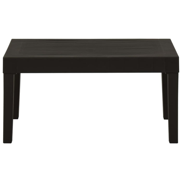 Set mobilier de grădină cu perne, 4 piese, gri, plastic - WALTI WALTI