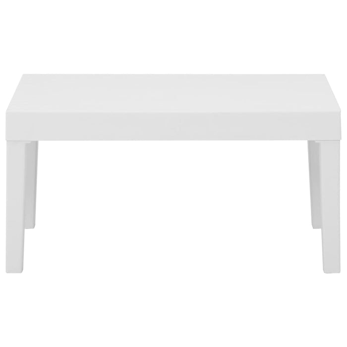 Set mobilier de grădină cu perne, 6 piese, alb, plastic - WALTI WALTI