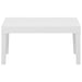 Set mobilier de grădină cu perne, 6 piese, alb, plastic - WALTI WALTI