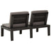 Set mobilier de grădină cu perne, 6 piese, gri, plastic - WALTI WALTI
