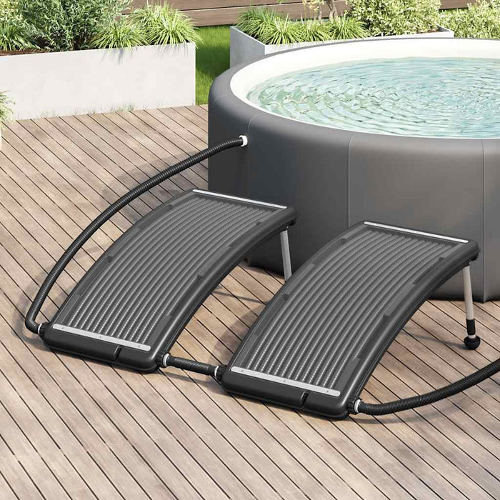 Panou solar de încălzire de piscină, 2 buc., 110x65 cm, curbat - WALTI WALTI