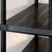 Raft de depozitare 5 niveluri negru 274,5x45,7x185 cm, plastic - WALTI WALTI