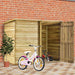 Magazie de grădină de bicicletă, 232x110x170 cm, pin tratat - WALTI WALTI