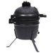Grătar cu afumătoare 2-în-1 Kamado, negru, 56 cm, ceramică - WALTI WALTI