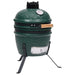 Grătar cu afumătoare 2-în-1 Kamado, verde, 56 cm, ceramică - WALTI WALTI