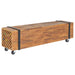 Suport TV, 110x30x32,5 cm, lemn masiv de tec - WALTI WALTI