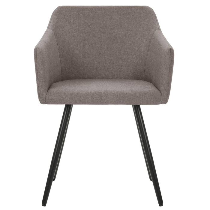 Scaune de bucătărie, 4 buc., gri taupe, material textil - WALTI WALTI