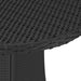 Set mobilier de grădină cu perne, 7 piese, negru, poliratan - WALTI WALTI