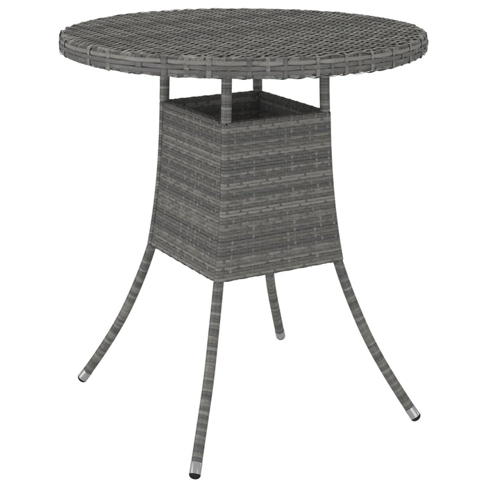 Set mobilier de grădină cu perne, 5 piese, gri, poliratan - WALTI WALTI