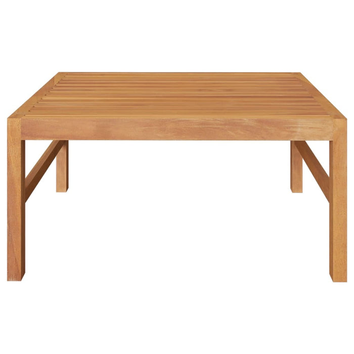 Set mobilier grădină cu perne crem, 2 piese, lemn de tec WALTI