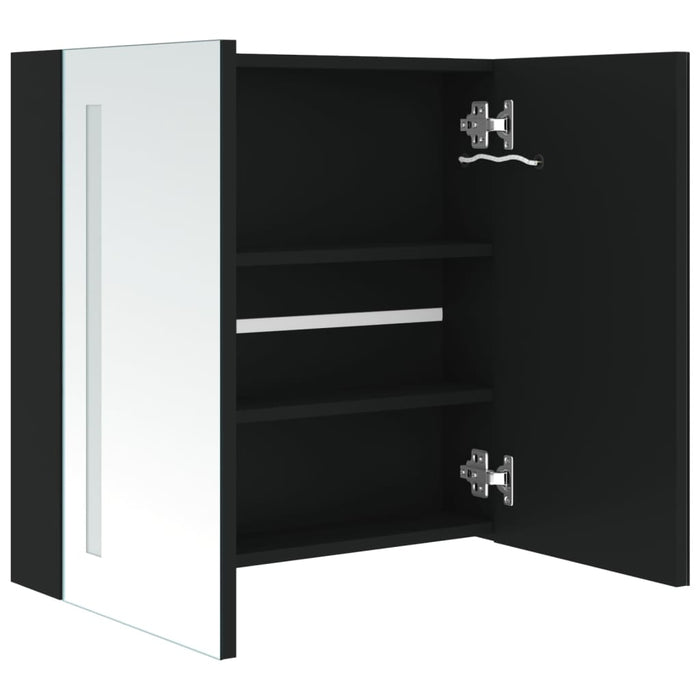 Dulap de baie cu oglindă și LED, 62x14x60 cm - WALTI WALTI