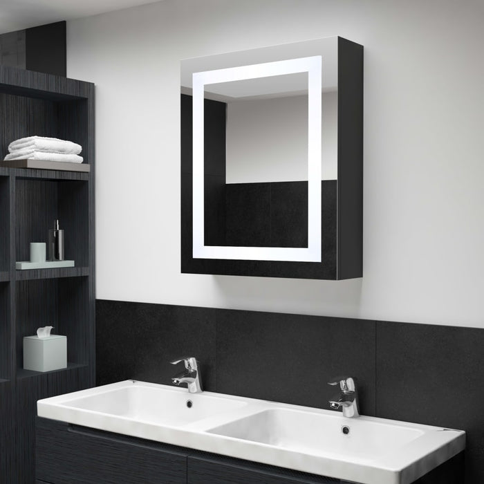 Dulap de baie cu oglindă și LED-uri, 50x13x70 cm - WALTI WALTI