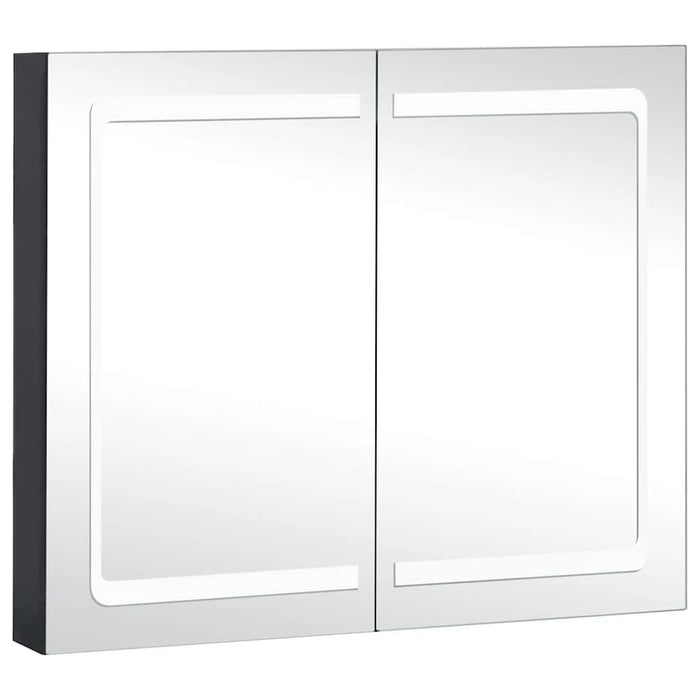 Dulap de baie cu oglindă și LED, 80x12,2x68 cm - WALTI WALTI