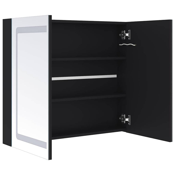 Dulap de baie cu oglindă și LED, 80x12,2x68 cm - WALTI WALTI