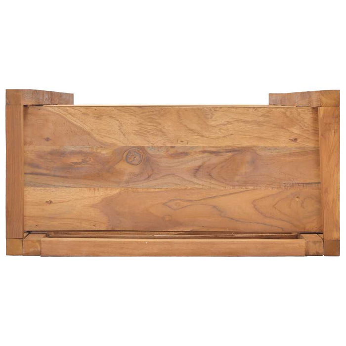 Unitate de rafturi, 60x30x120 cm, lemn masiv de tec WALTI