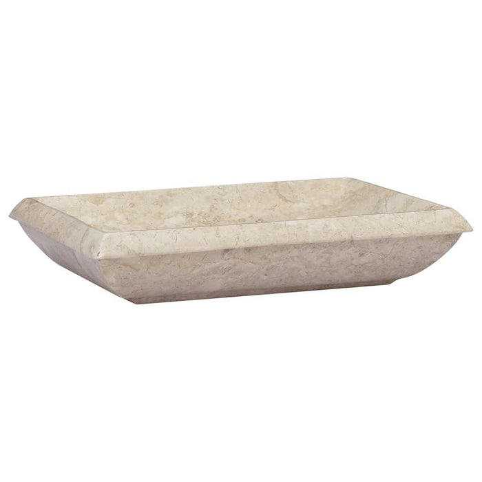 Chiuvetă, crem, 50x35x10 cm, marmură - WALTI WALTI