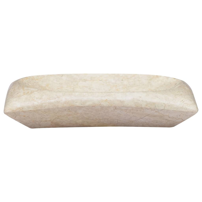 Chiuvetă, crem, 50x35x10 cm, marmură - WALTI WALTI