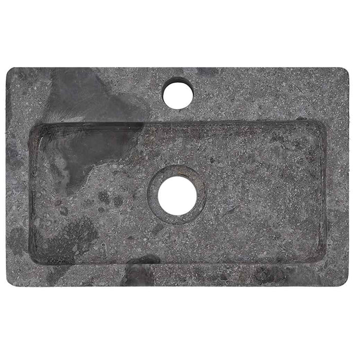 Chiuvetă cu montaj pe perete, gri, 38x24x6,5 cm, marmură - WALTI WALTI