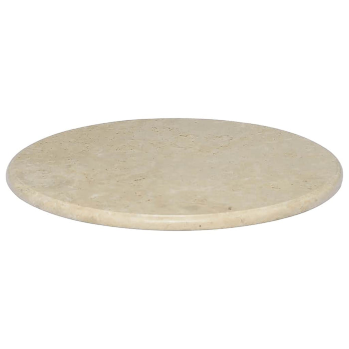 Blat de masă, crem, Ø60x2,5 cm, marmură - WALTI WALTI