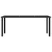 Set de mobilier de grădină, 7 piese, negru, poliratan - WALTI WALTI
