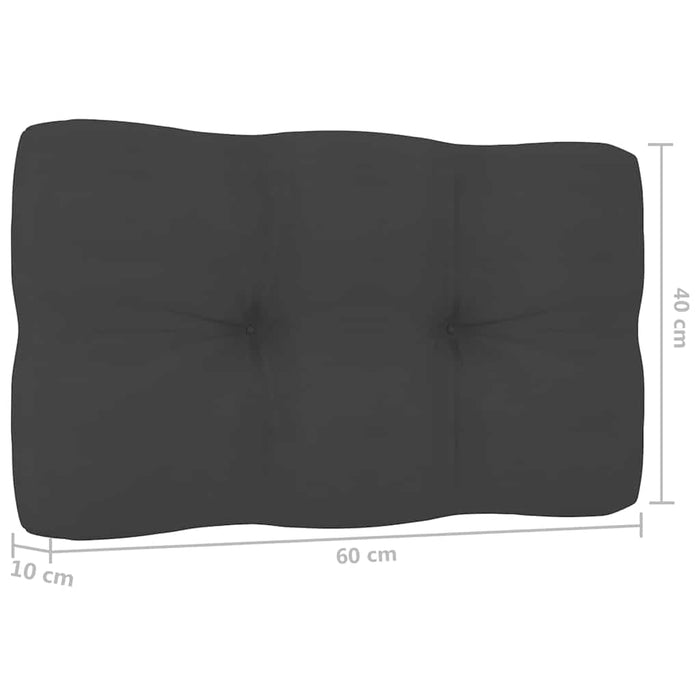 Bancă de grădină de colț, cu perne, 239 cm, lemn de pin tratat WALTI