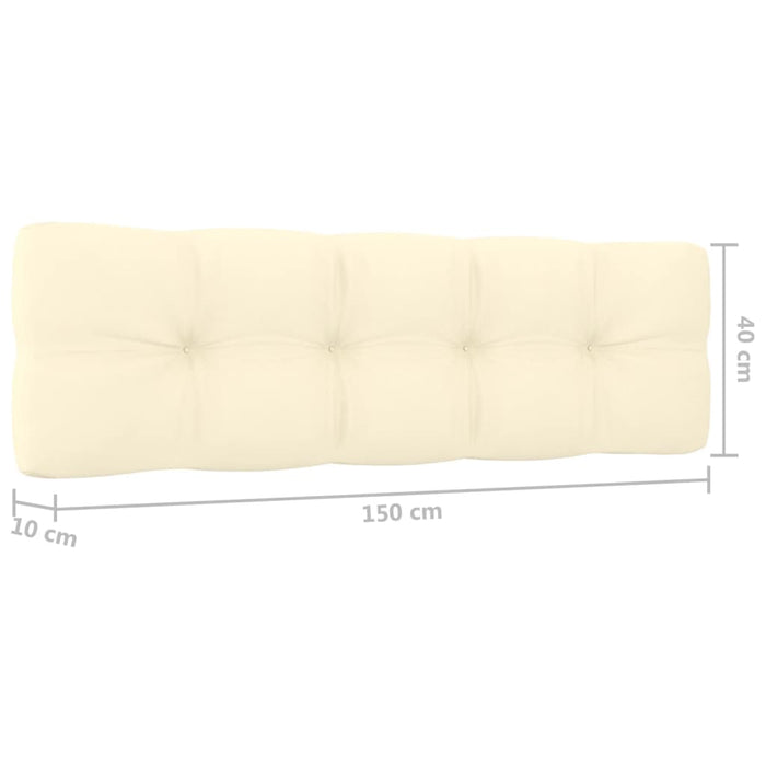 Set mobilier de grădină cu perne, 3 piese, lemn de pin tratat WALTI