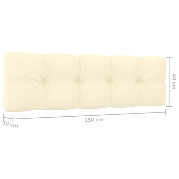 Set mobilier de grădină cu perne, 3 piese, lemn de pin tratat - WALTI WALTI