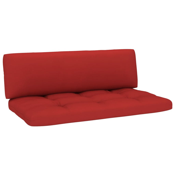 Set mobilier din paleți cu perne, 6 piese, gri, lemn pin tratat WALTI