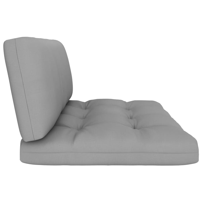 Set mobilier din paleți cu perne, 6 piese, alb, lemn pin tratat WALTI