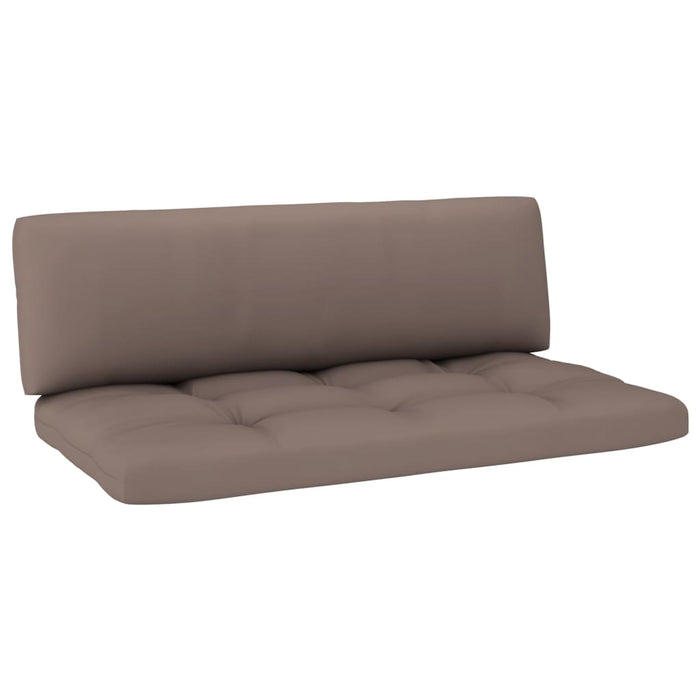 Set mobilier din paleți cu perne, 6 piese, gri, lemn pin tratat - WALTI WALTI