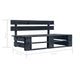 Set mobilier paleți cu perne, 6 piese, negru, lemn pin tratat - WALTI WALTI