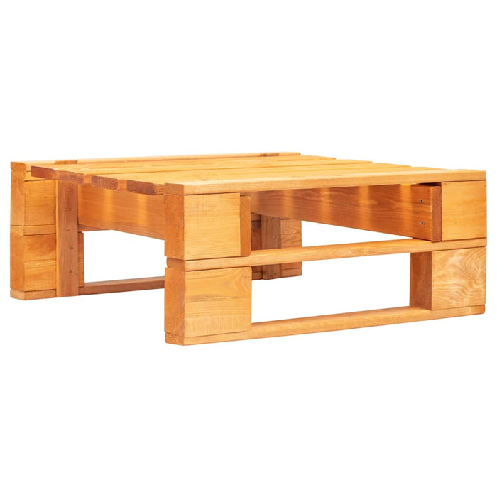 Set mobilier paleți, 6 piese, maro miere, lemn de pin tratat WALTI