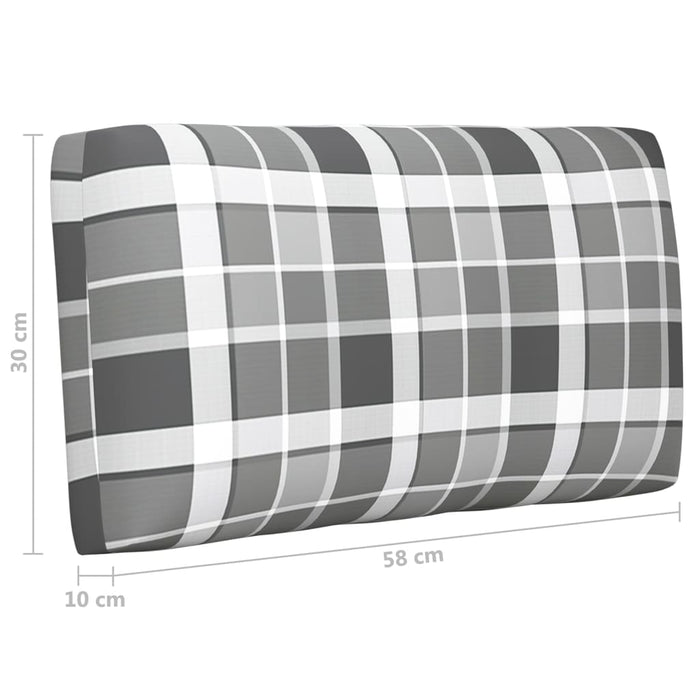 Set mobilier de grădină cu perne, 6 piese, lemn pin tratat WALTI