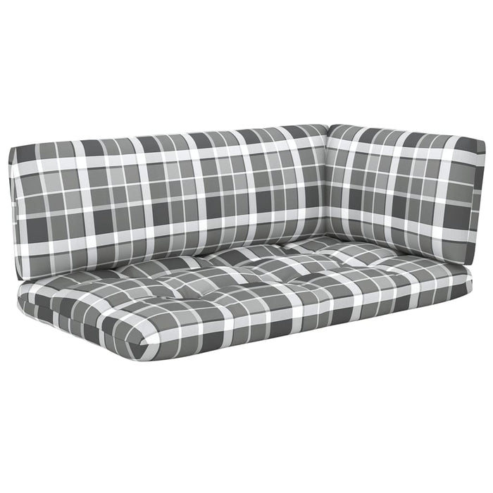 Set mobilier de grădină cu perne, 6 piese, lemn pin tratat WALTI