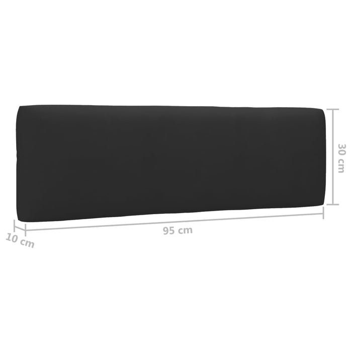 Set mobilier din paleți cu perne, 6 piese, alb, lemn pin tratat - WALTI WALTI