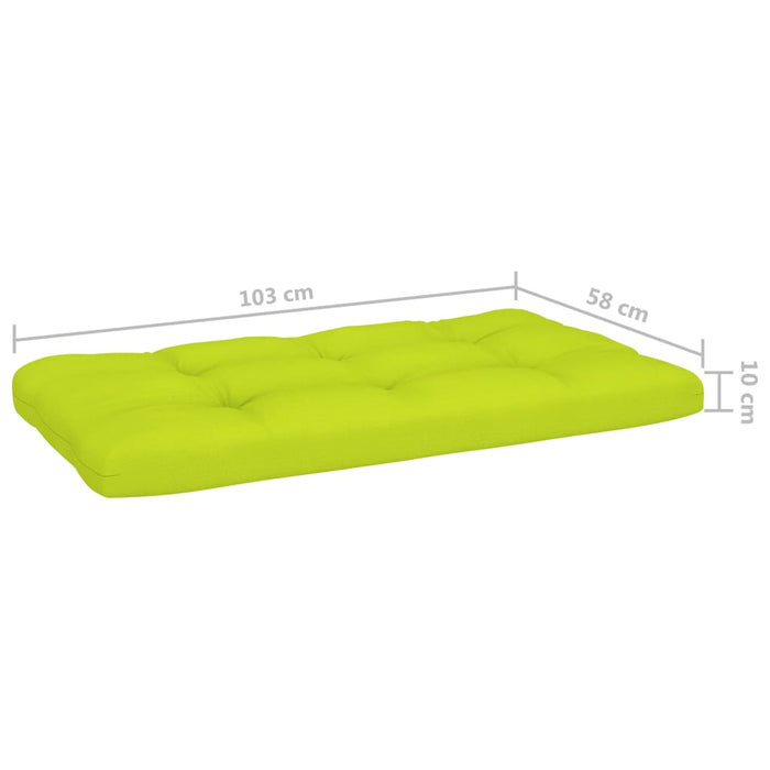Set mobilier de grădină cu perne, 6 piese, lemn pin tratat WALTI