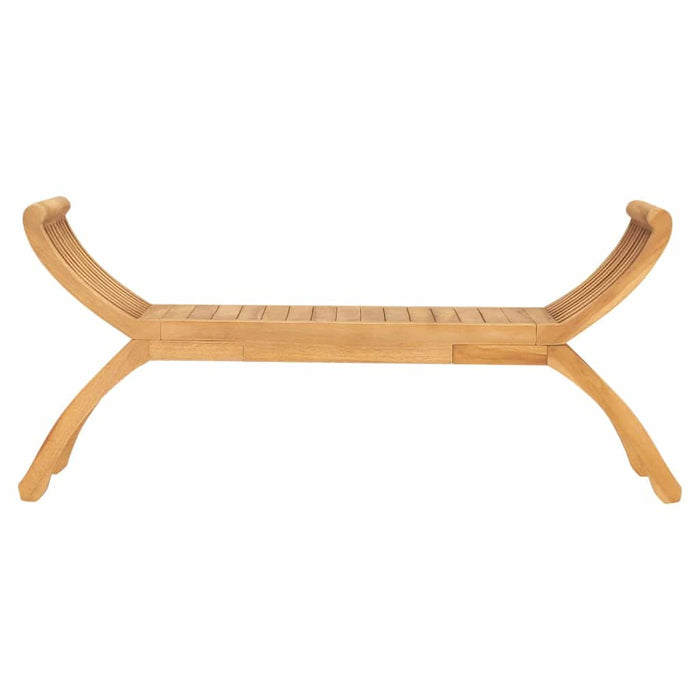 Bancă de grădină, 126 cm, lemn masiv de tec WALTI