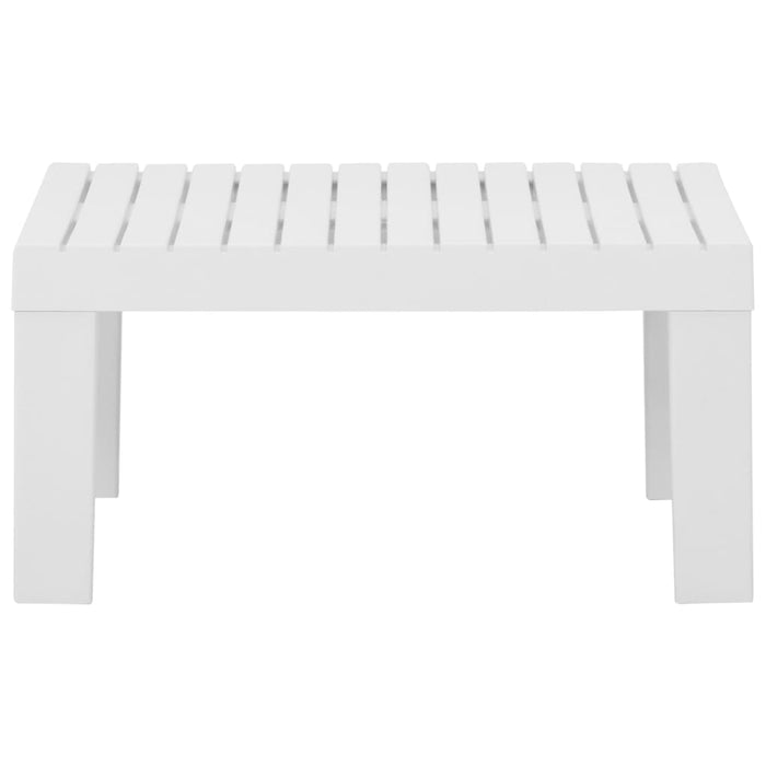 Masă de grădină, alb, plastic - WALTI WALTI