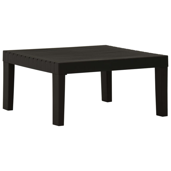 Set mobilier de grădină cu perne, 2 piese, gri, plastic - WALTI WALTI